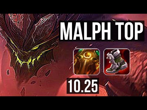MALPHITE vs RENEKTON (TOP) | 68% winrate, 4/1/5 | TR Master | v10.25