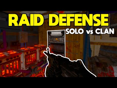 insane SOLO raid defense in RUST (8,500 hours)