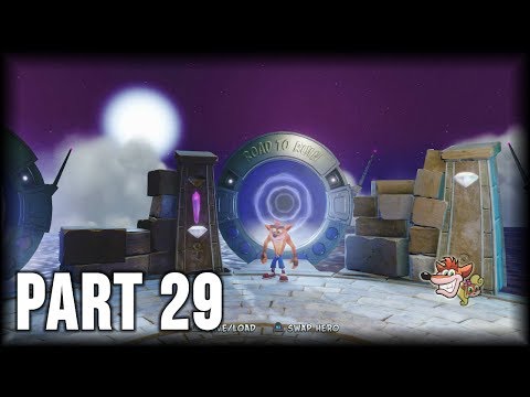 Crash Bandicoot 2 (N. Sane Trilogy) - 100% Walkthrough Part 29 [PS4] – Road to Ruin (Clear Gem 1)
