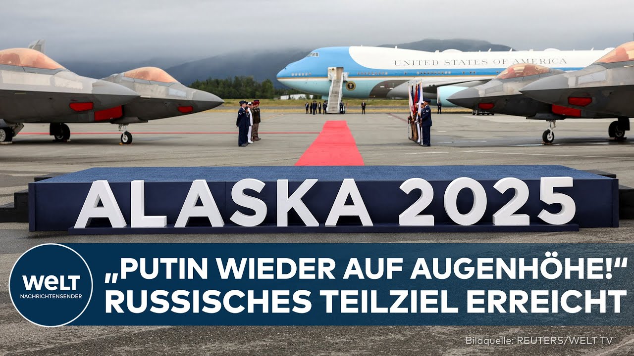 ALASKA-GIPFEL: „Putin ist auf amerikanischem Territorium ein angesehener Gast“