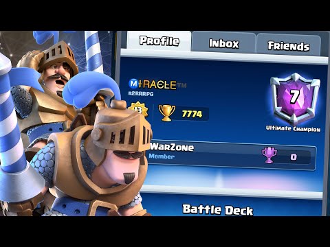 GIANT DOUBLE PRINCE IS BACK!🏆ⓂI̶R̶A̶C̶L̶E̶™️  7700👈  clash Royale