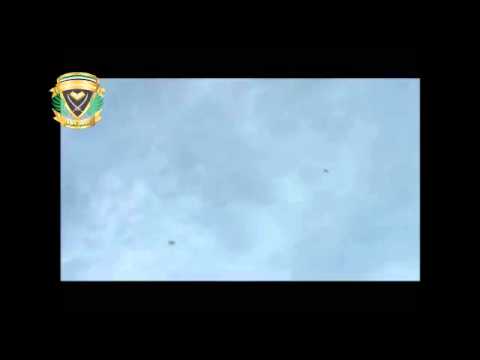 التصدي للطيران الحربي في مدرسة المشاة في محافظة حلب من قبل الجيش الحر