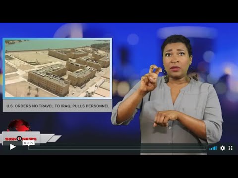 U.S. orders no travel to Iraq, pulls personnel (ASL - 5.15.19)