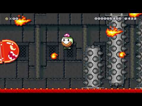 World B-F Bowser's Fortress by 3rd Bunny - Super Mario Maker 2 - No Commentary 1ca