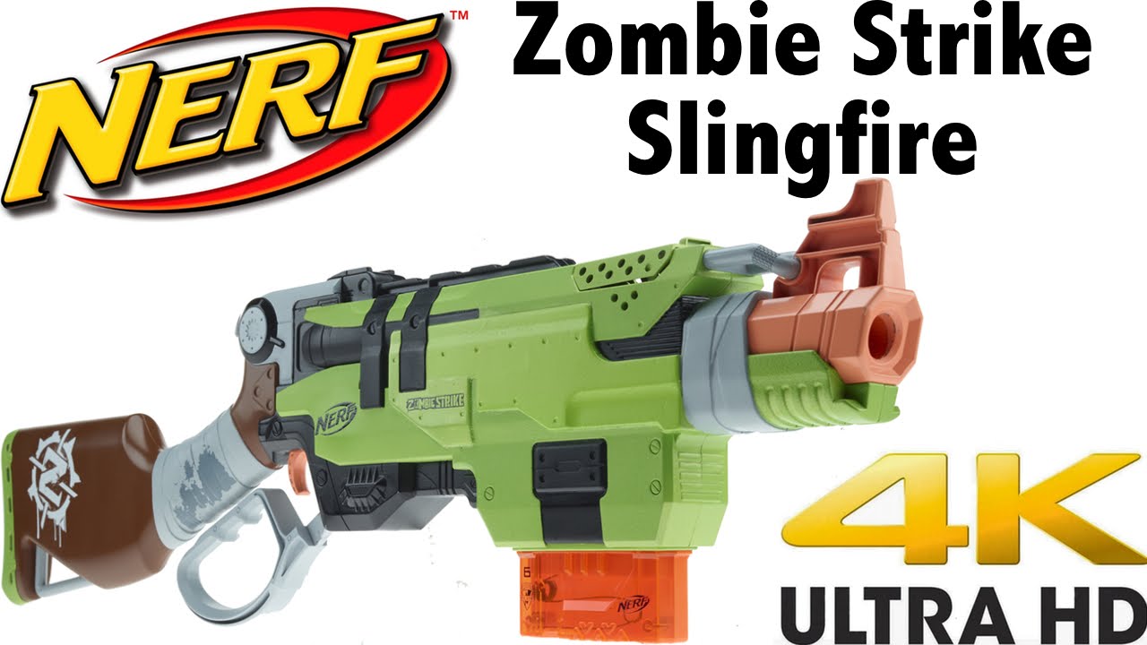 Nerf Зомби Страйк СЛИНГФАЙР Hasbro A6563