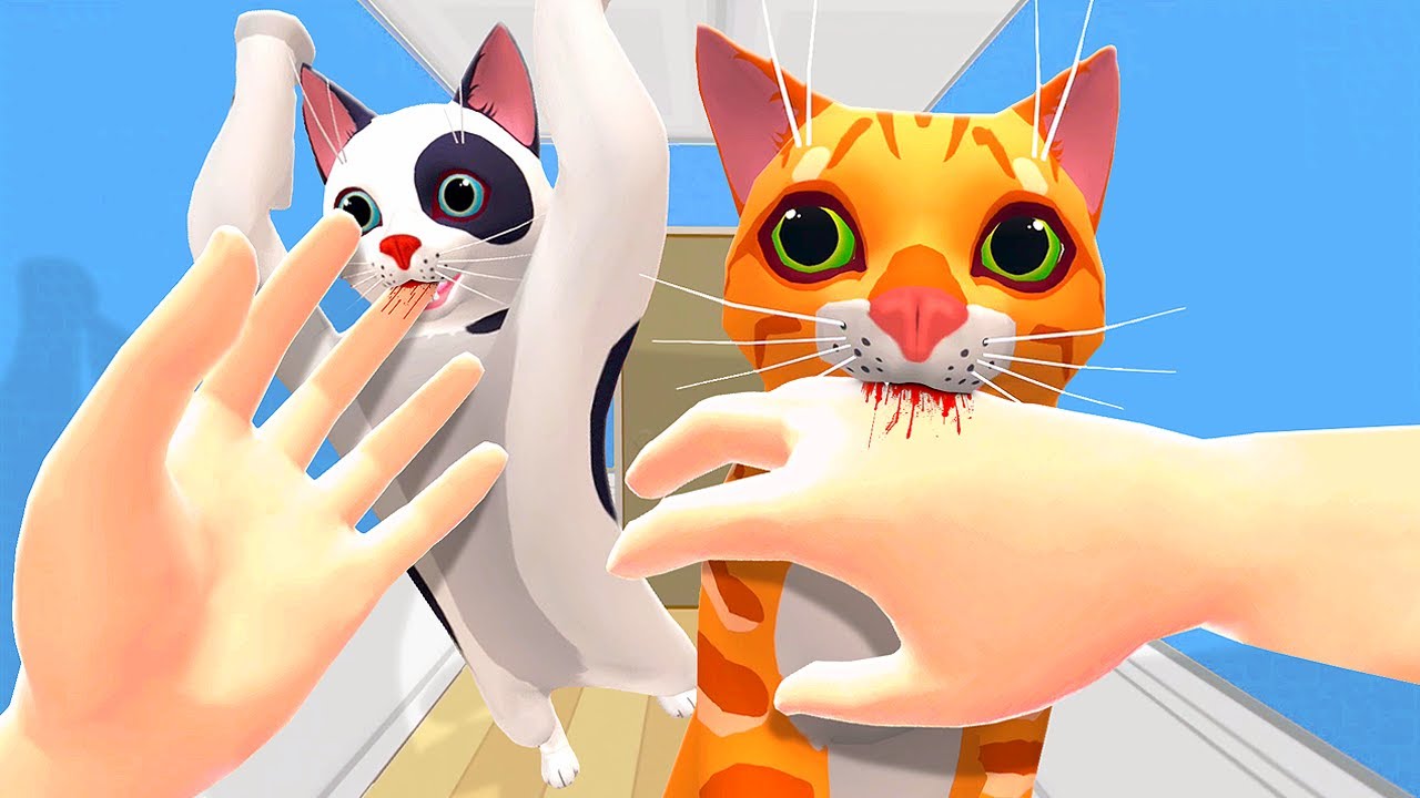 Army of CATS Try to Eat Me - Cat Cafe VR