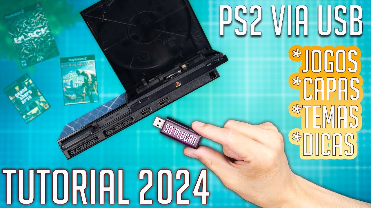 o OPL ATUALIZOU e FICOU FÁCIL DEMAIS para JOGAR PS2 via PEN DRIVE! (SÓ PLUGAR e JOGAR) TUTORIAL 2024