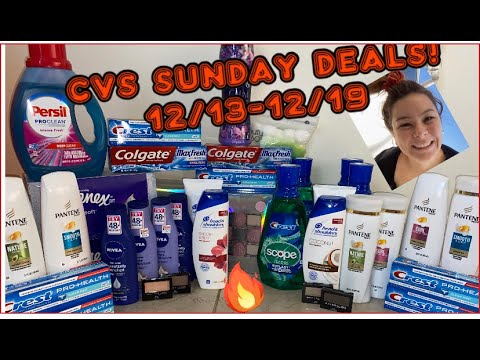CVS Couponing Sunday Deals this Week! 12/13 - 12/19: HUGE HAUL AND GIVEAWAY!!