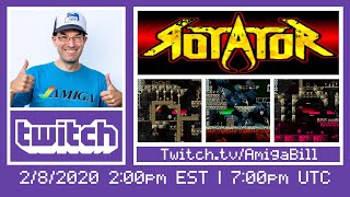 2/8/2020 New AAA Commodore Amiga Game Rotator with Developer Tim Gilbert & Viewer Requested Games