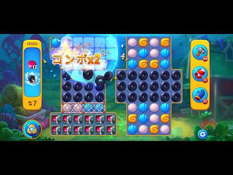 Fishdom level 12025 no boosters フィッシュダム ノーマル