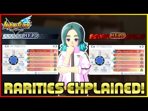Explaining *HERO RARITIES* In Inazuma Eleven Victory Road!!