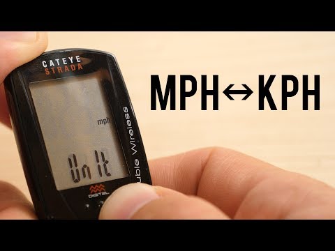 Changing Unit of Measurement | Cateye Strada