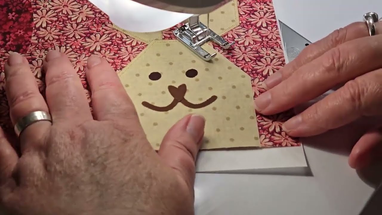 Story of a bunny quilt -Raw edge applique with Lisa Capen Quilts @LisaCapenQuilts