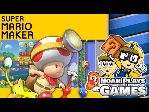 Pikmin and Captain Toad Levels! - Playing our Super Mario Maker Levels