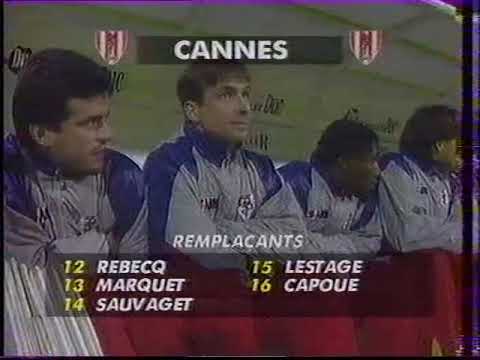 AJ Auxerre Vs AS Cannes - Saison 1993/1994