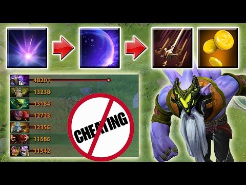 Unlimited Swashbuckle Farm with Alchemist Passive [Cheater Detected] Dota 2 Ability Draft
