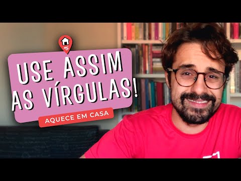 Aquece Corretor Sincerão: VÍRGULA #FiqueEmCasa e Estude #Comigo para saber quando e como usar.