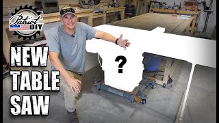 HUGE SHOP UPGRADE / New Table Saw!
