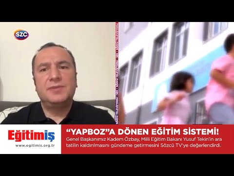 Eğitim-İş Genel Başkanı Kadem Özbay – 