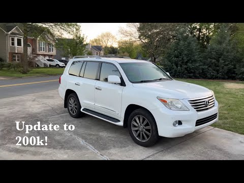 UpDaTe on the 2011 Lexus LX570. POV Test Drive Walkaround.  Pushin 200k! 👀