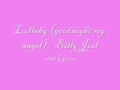 Lullaby (goodnight my angel) - Billy Joel - With ...