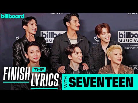 Watch SEVENTEEN Play ‘Finish the Lyrics’ | Finish the Lyrics | Billboard