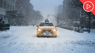 NEW YORK City Snow Storm!! Travel Video Vlog
