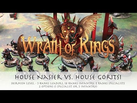 Wrath of Kings Battle Report - Ep 05 - Skirmish: House Goritsi vs. House Nasier