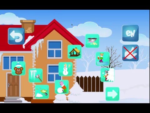 Oli and Animals in Winter Video