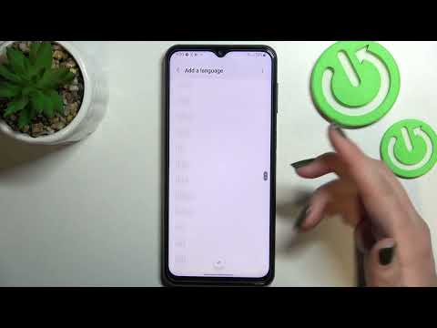 How to Change Language on SAMSUNG Galaxy M23 - Open Language List