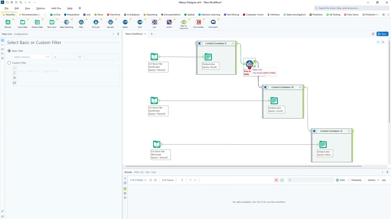 Alteryx Intermediate Training 1   Control Containers