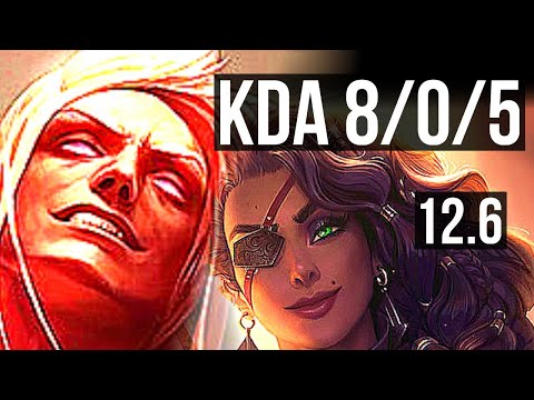 VLAD vs SAMIRA (TOP) | 8/0/5, 1.8M mastery, 1100+ games, Legendary | EUW Master | 12.6