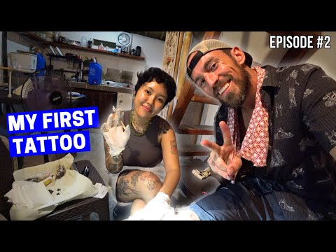 Beautiful Filipino Girl Gives Me Tattoo!  | Bike Touring Across Japan #2