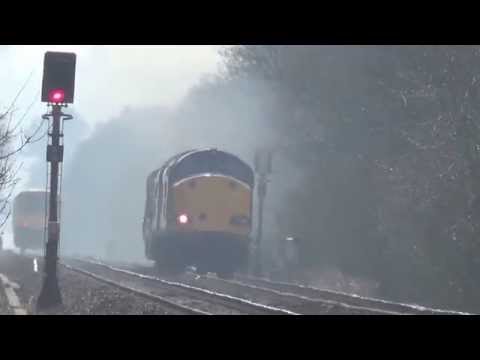 Class 37s on Nuclear Flasks - CLAG & 2Tone