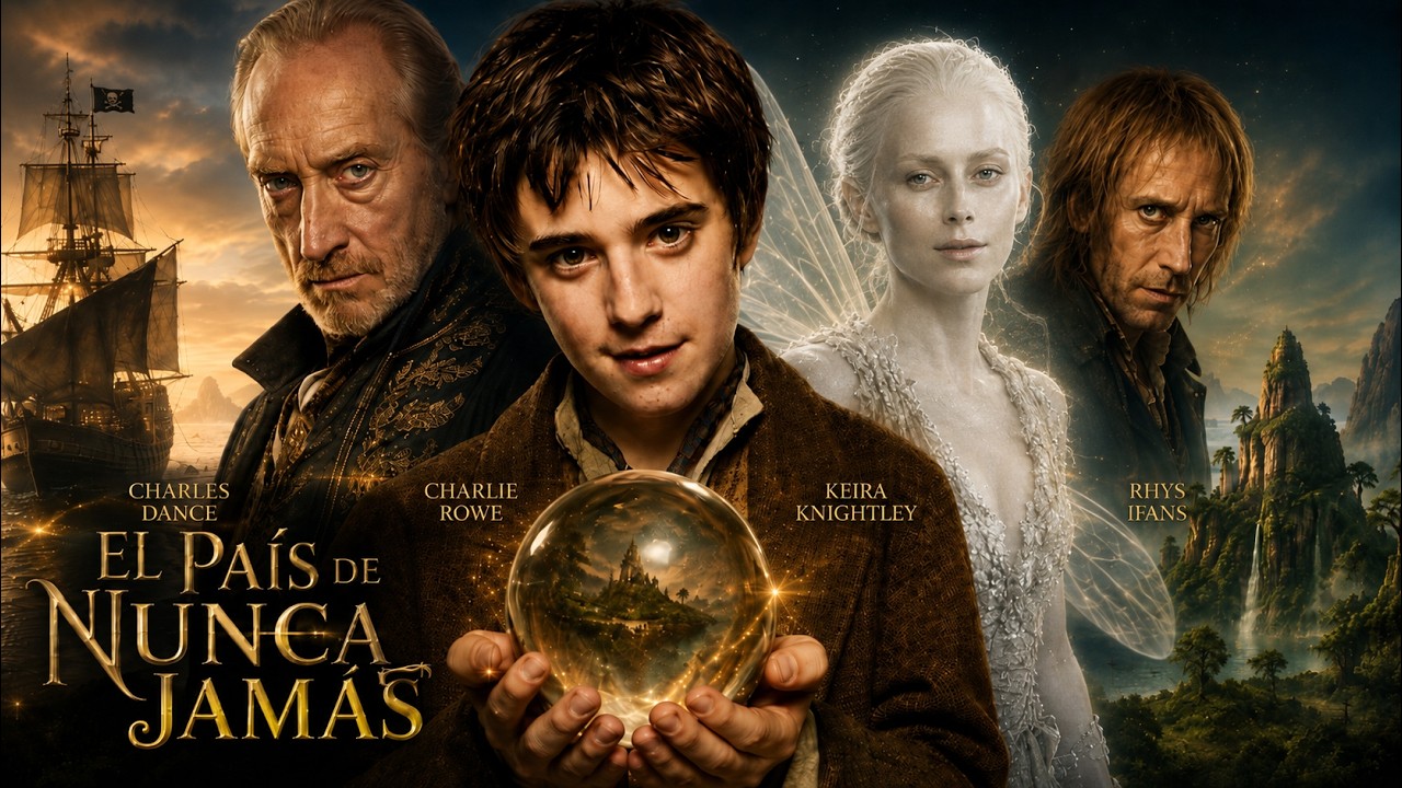 El País de Nunca Jamás PELÍCULA COMPLETA | Películas de Aventura | Charles Dance & Keira Knightley