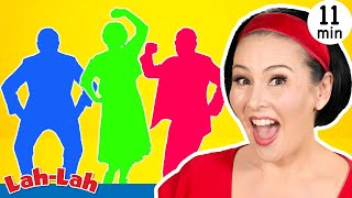 Copycat & Yummy Fruit! Ants Go Marching & Brain Break Party! | Kids Songs by Lah-Lah