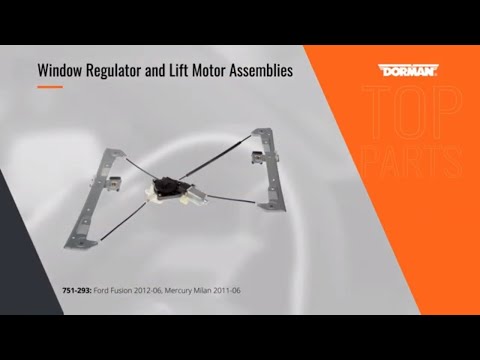Highlighted Part: Window Regulator and Lift Motor Assembly for Select Ford & Mercury Models