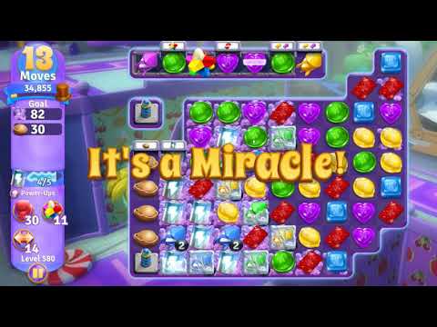 Wonka's World of Candy Level 580 NO BOOSTERS - A S GAMING ✔
