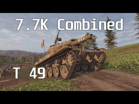 Wot Console - 7.7k Combined - T49 - Siegfried Line