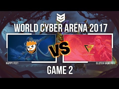 WCA 2017 | Group Stage | HappyFeet vs ClutchGamers | Game 2 | Caster: Tuno
