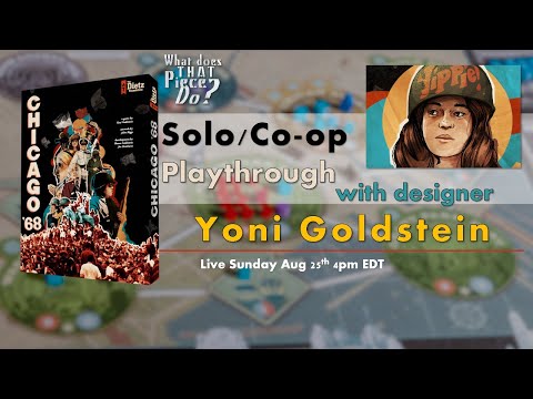 Solo / co-op mode play through with the designer