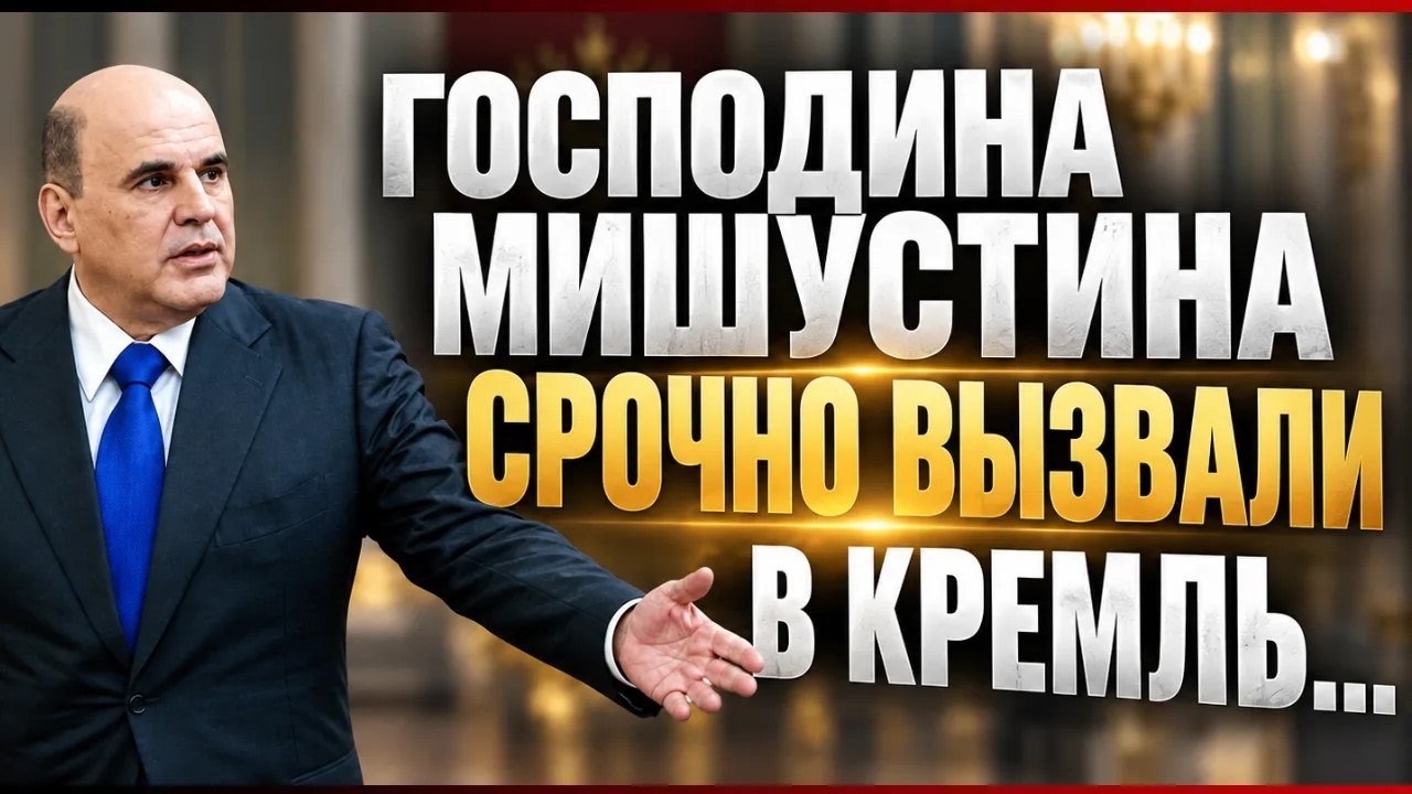 Господина Мишустина срочно вызвали в Кремль...