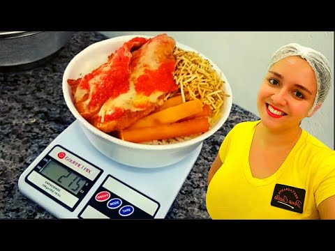 QUAL A QUANTIDADE DE COMIDA COLOCAR EM UMA MARMITEX PARA VENDER