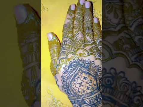 beautiful negative spacing mandala mehndi design 🌿🌿