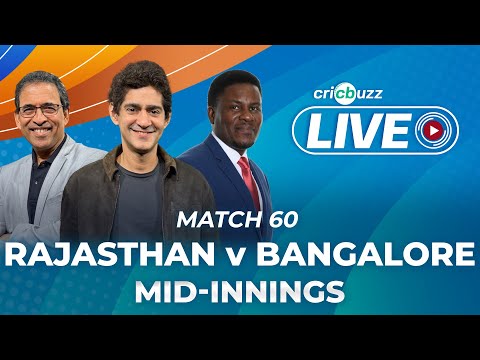 #RRvRCB | Cricbuzz Live: Match 60: Rajasthan v Bangalore, Mid-inning show