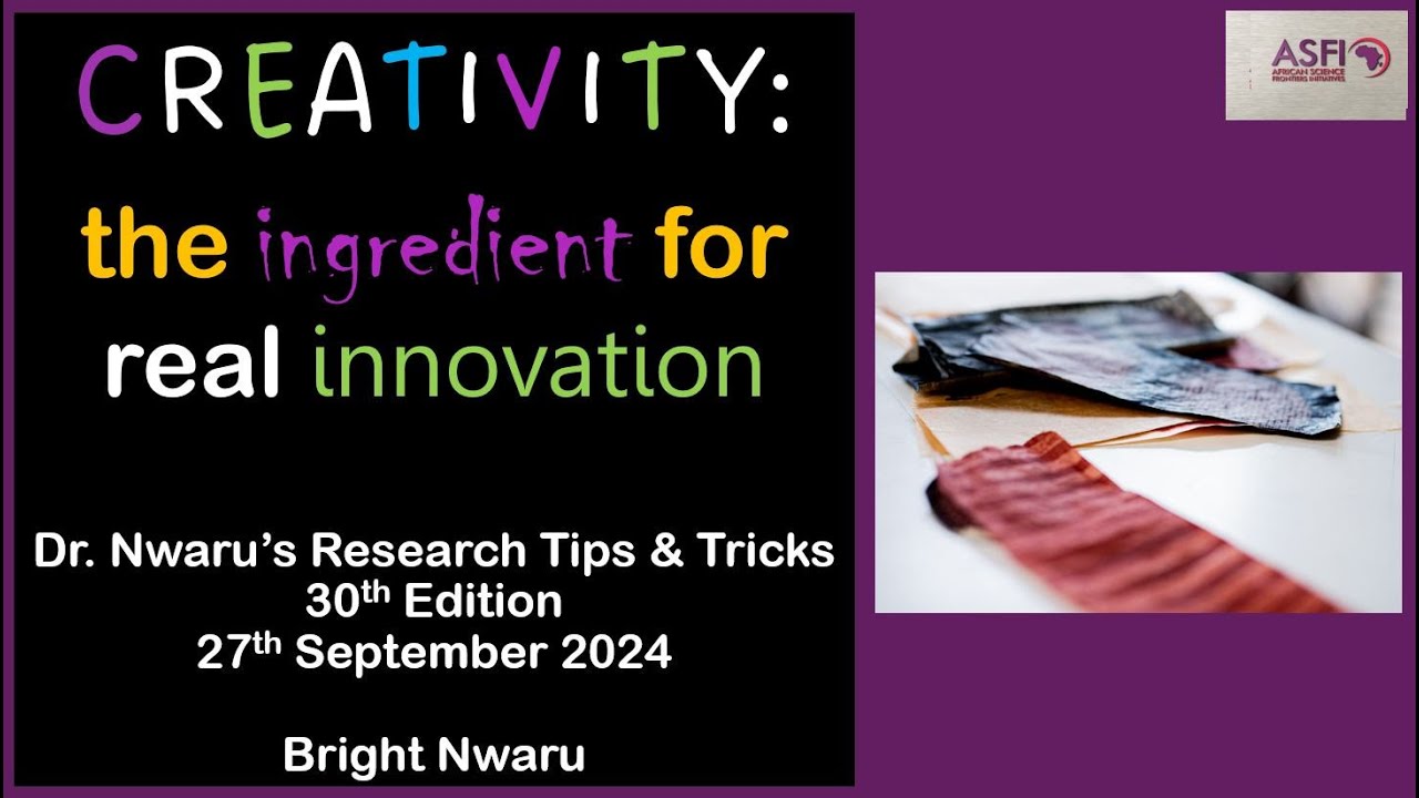 CREATIVITY: The Ingredient for Real Innovation
