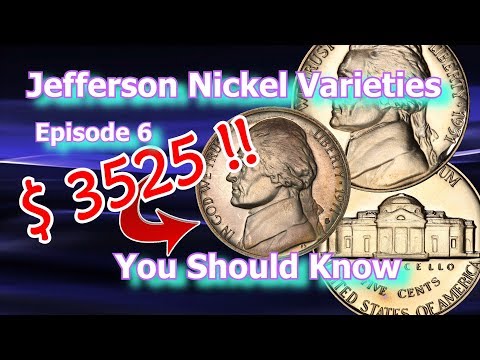 Jefferson Nickel Varieties You Should Know Ep.6 - 1971, 1964, 1951