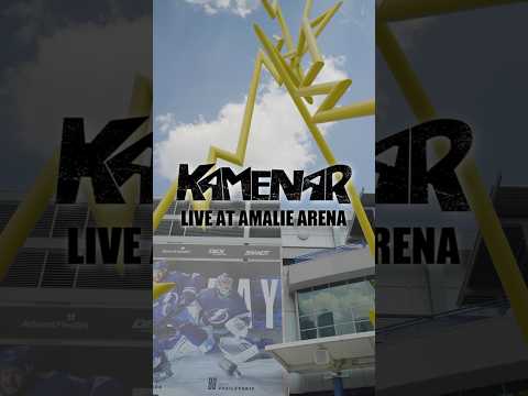 A look back at our set from Amalie Arena before the TB Lightning Playoff Game⚡️💙 #Kamenar #Discover