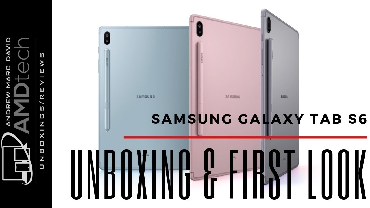 Samsung Galaxy Tab S6 Unboxing & First Look: With Keyboard Cover