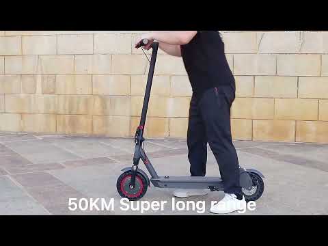 The Electric scooter AERIUM AOVO ES MAX black